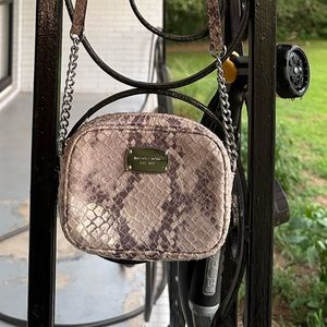 Michael Kors mini snakeskin crossbody bag